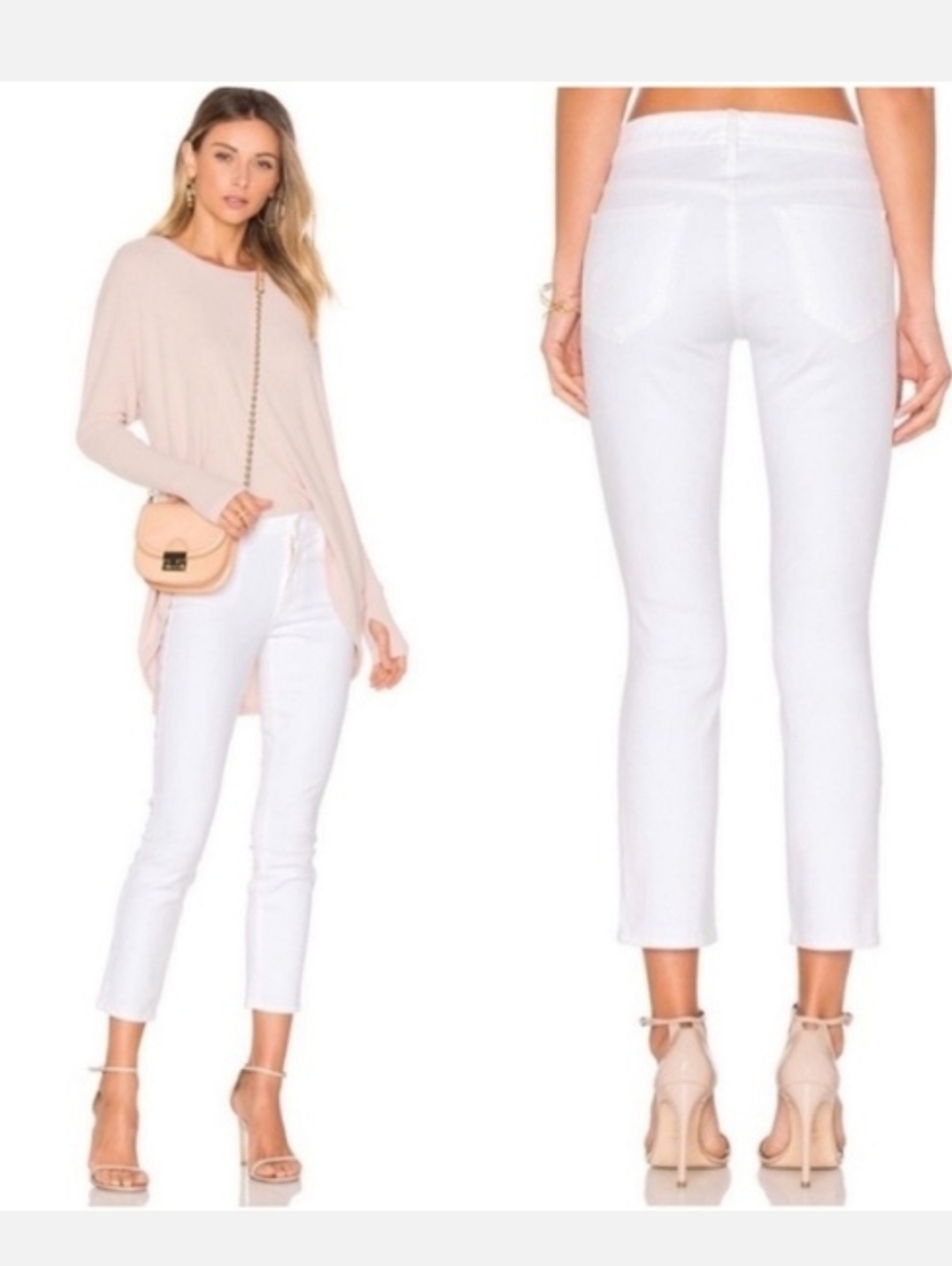 MOTHER Looker Cropped Jeans - Glass Slipper 26